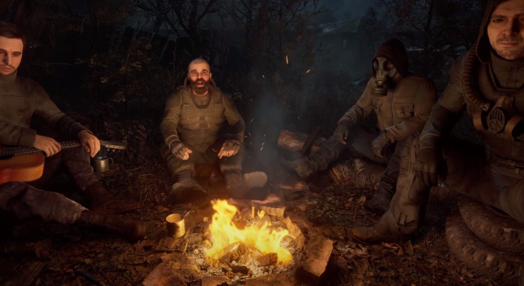 Посиделки у костра в новом трейлере игры S.T.A.L.K.E.R. 2 - релиз 28 апреля